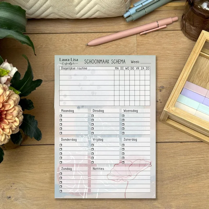 Schoonmaakschema - Groen - Afbeelding 2